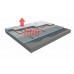 25mm UFH Underfloor Heating Insulation Board for 10-16mm Pipe - Wet piped underfloor heating systems
